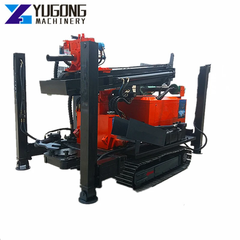 YUGONG-180 Crawler Type Water Well Drilling Rig Water Well Drilling Machine For Mountain And Rock Formations