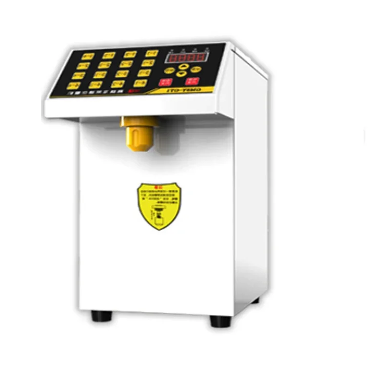 ماكينة الفركتوز الجديدة 7L معدات متجر الشاي والحليب التجاري مجموعة كاملة من مقهى صغير مخصص كمية الفركتوز الأوتوماتيكية