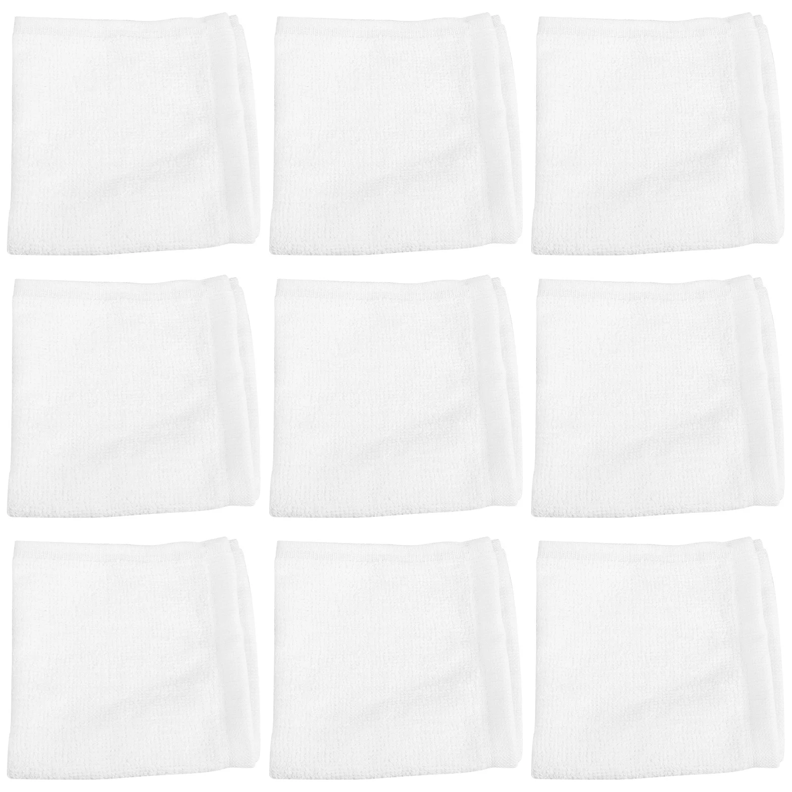 

24Pcs Disposable Cotton Hand Towels Soft Absorbent Hotel Restaurant Square Towels for Bathroom Kitchen Cleaning