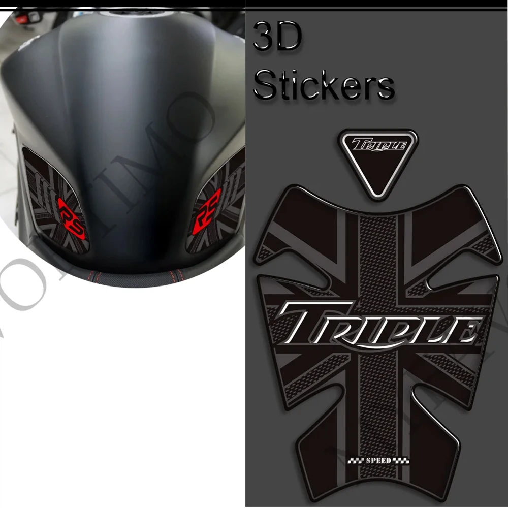 

For Triumph Speed Triple 1050RS 1200 RR 1050 RS 1200RS Gas Fuel Oil Kit Knee Tank Protector Pad Grips Motorcycle