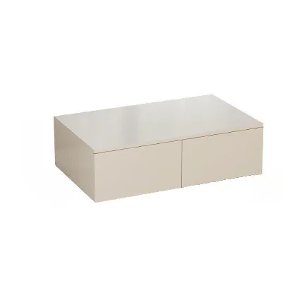 

Bay window cabinet Cream wind solid wood multi-layer board Bay window drawer Household integrated balcony drawer Storage bucket