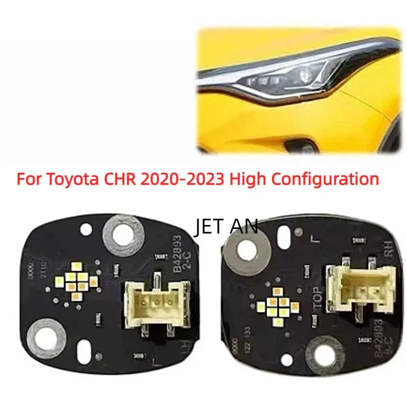 For Toyota CHR 2020-2023 High Configuration Headlight Chip White Light DRL Light  Chip Angel Eye PCB Board Car Accessories