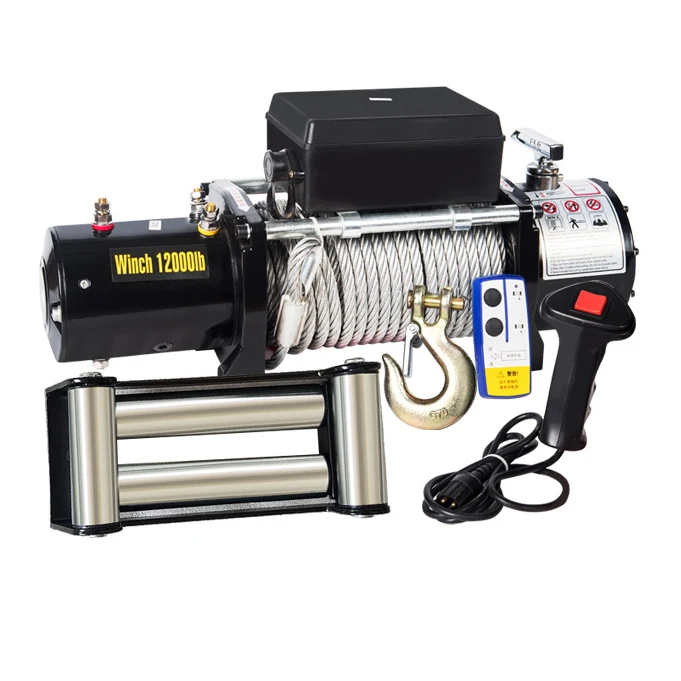 

Wholesale Wireless Remote 12v /24v Portable Electric Winch 9500lbs 12000lbs Winch