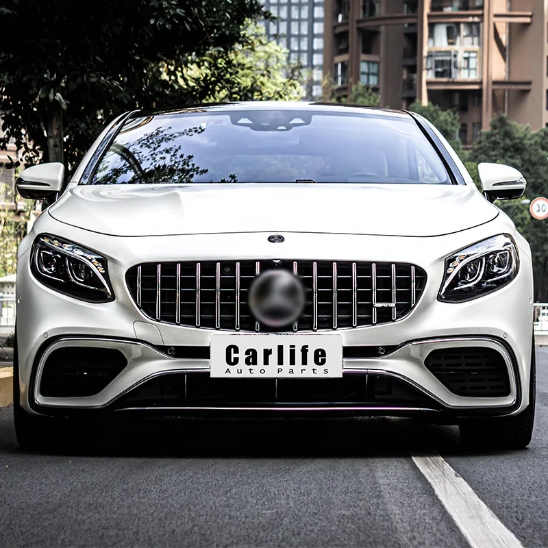 

Автомобильные бамперы для Mercedes benz W217/C217 S coupe 2015-2021 гг., модель facelift до S63, передние бамперы, решетки, задний диффузор