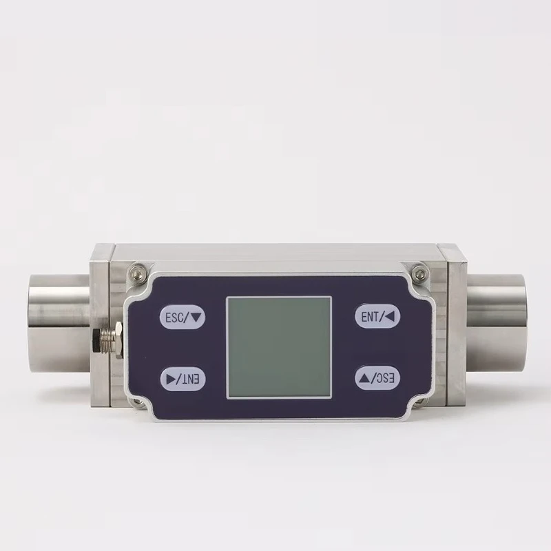 Customizable carbon dioxide, nitrogen thermal mass flowmeter, LCD digital display, stainless steel structure, accuracy ± 1.5%