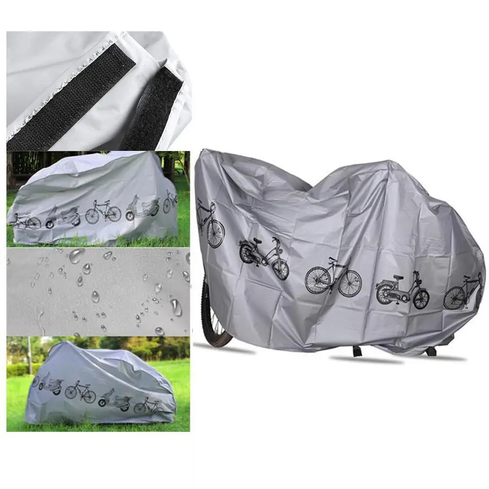 Bicycle Rain Cover Waterproof Dustproof UV Protection Cover MTB Motorcycle Lightweight Mountain Bike Protective Sunshade I8D0