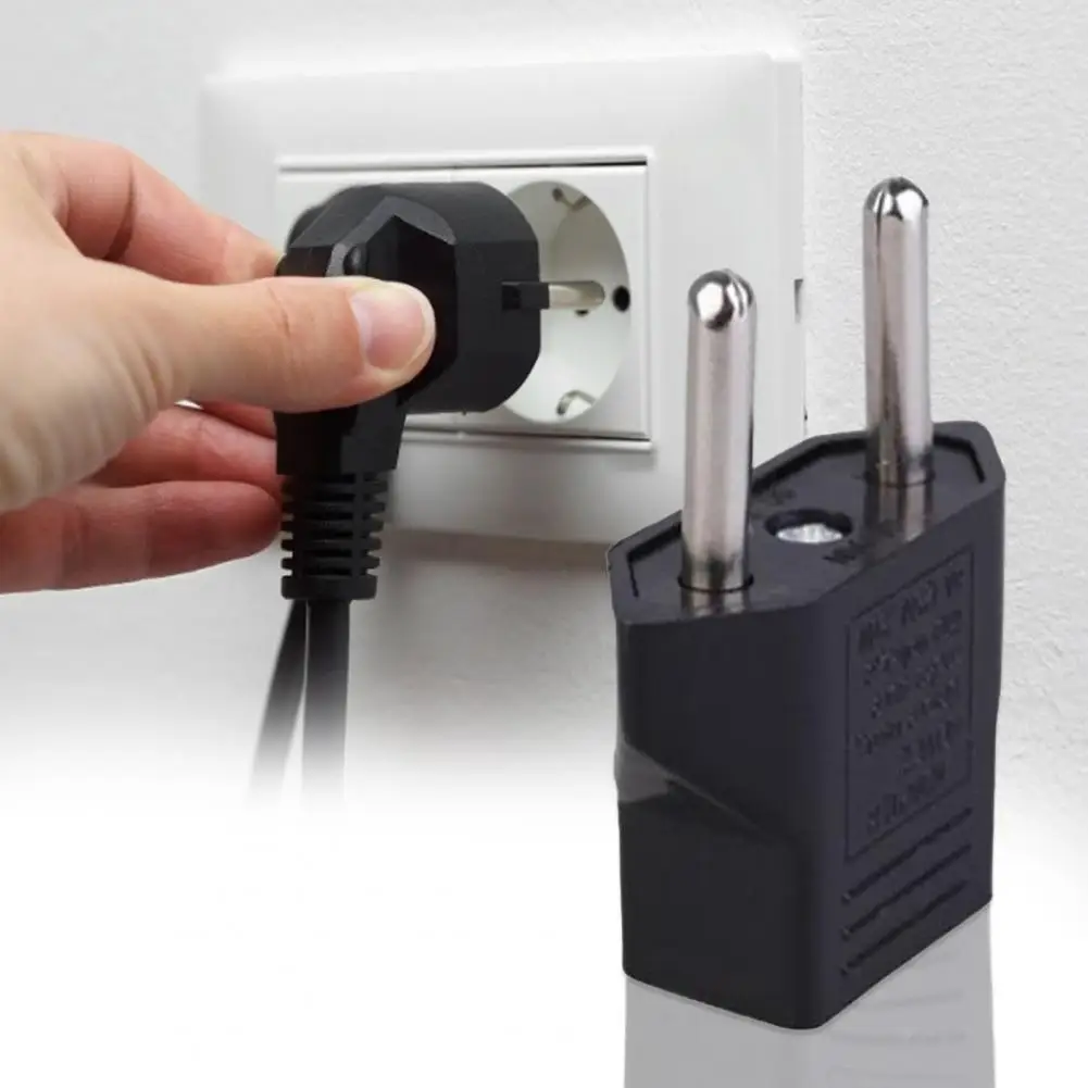 ABS  Delicate Power Plug Adapter Durable Adapter Lightweight   for Office