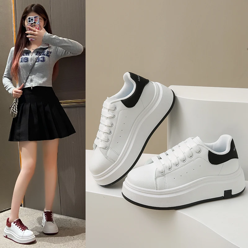 

Кожаные спортивные кроссовки, повседневные туфли для скейтбординга, универсальные модные женские кроссовки, ZS85