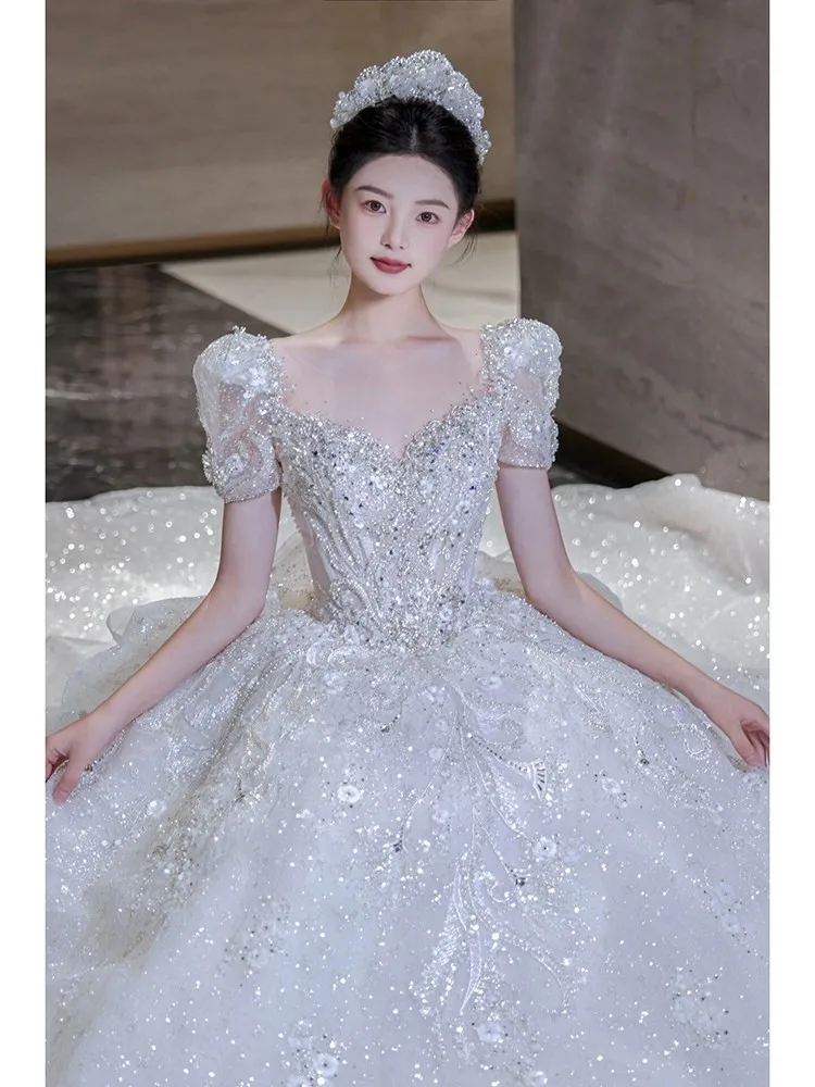 

New main fabric small-sized high-quality heavy-duty high-end light dress for pregnant women