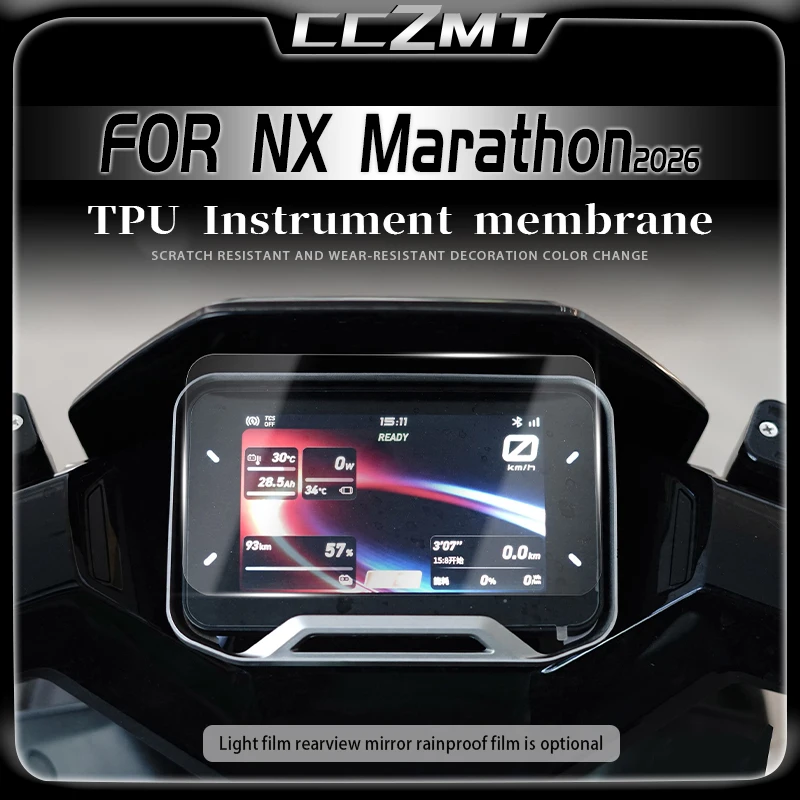 

For NIU NX Marathon 2026 Motorcycle Instrument Film Display Screen Film Waterproof Protective Film Modified Accessories
