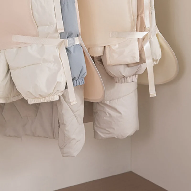 Clothes Compressed Board Foldable Fabric Compression Storage Bags With Dust Cover - Wardrobe Organizer Space-Saving Home