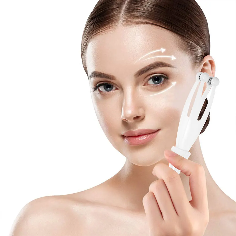 

2Pcs Finger Wrist Hand Massager Roller Portable Mini Muscle Relaxation Device for Computer Users White Finger Massage