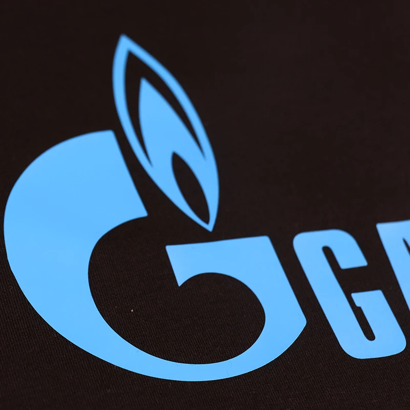 LOGO SEVEN SISTERS oil giant GAZPROM T-shirt cotton Lycra top Fashion Brand t shirt men new  high quality