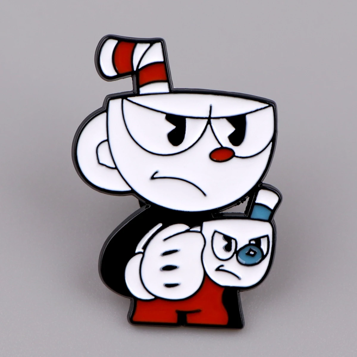 Game Teacup Head Enamel Pins Lapel Pins for Backpacks Brooches for Clothes Cartoon Badges Fashion Jewelry Christmas Gift