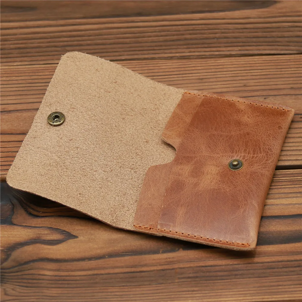 Genuine Leather Wallet for Men Male Vintage 100% Real Cowhide Short Small Mini Slim Men\'s Purse Credit Card Holder Case 2023 New
