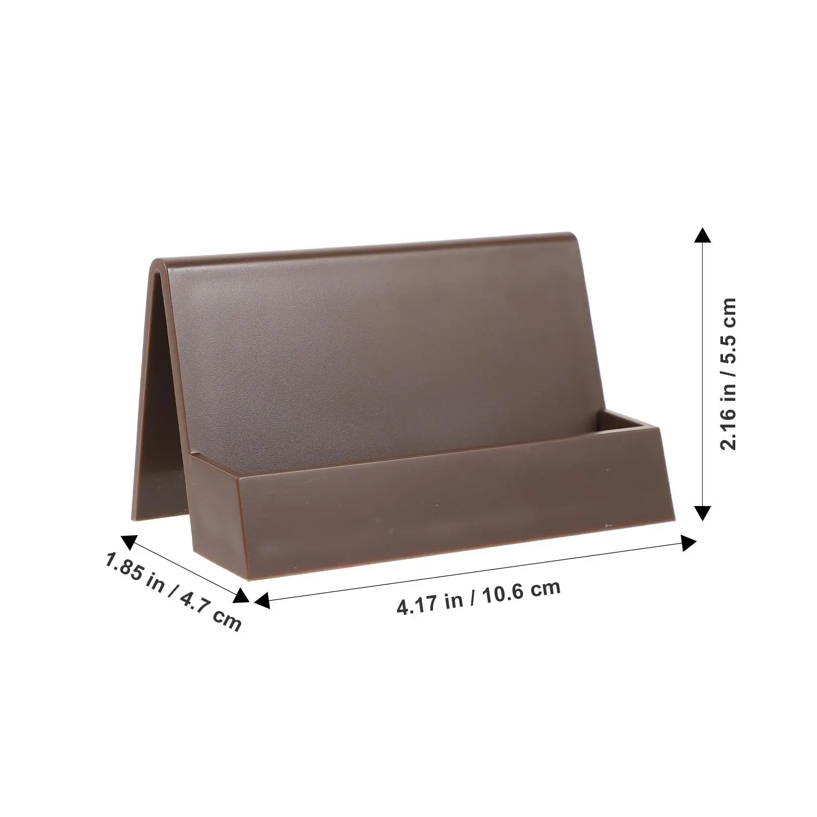 Name Cards Container Business Display Stand Holder for Desk Office Organizer Miss