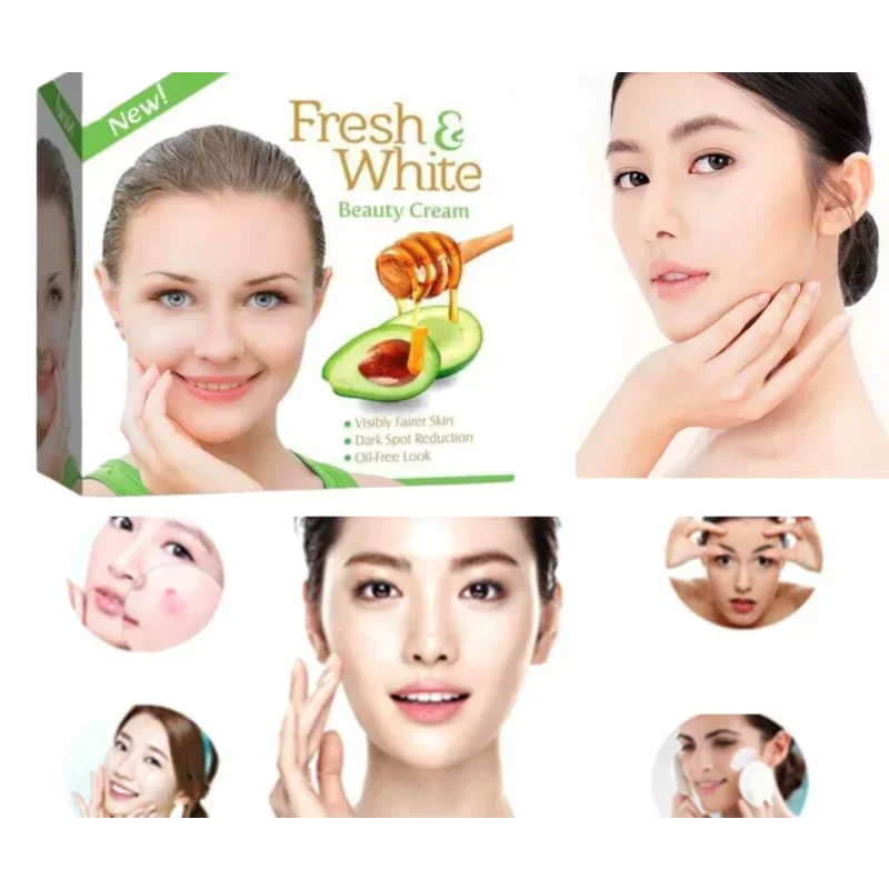 New Fresh And Whitening Cream 30g Lighten Dark Circles Freckle Removal Whitening Acne Anti-wrinkles Brightening Korea Skin Care