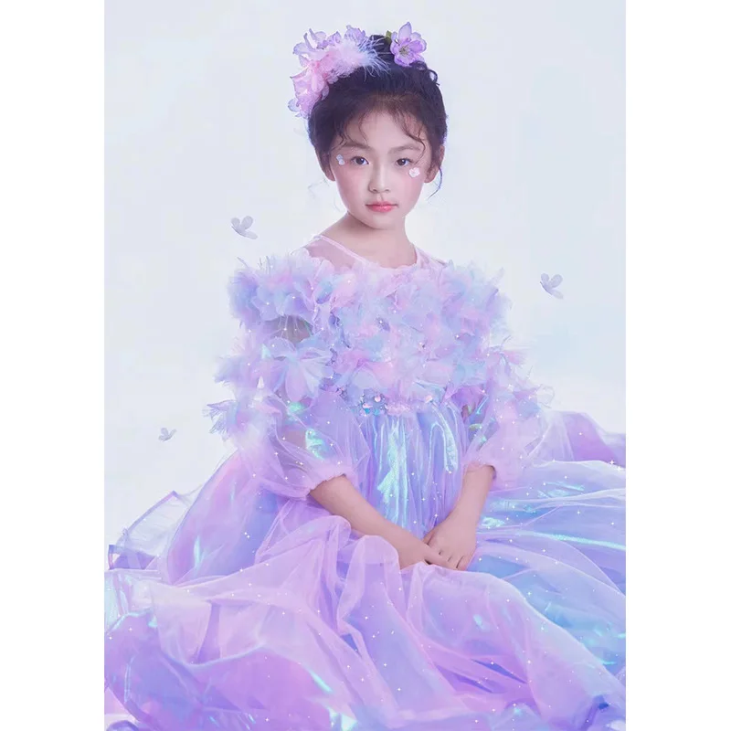 

Children's Romantic Princess Studio Shooting 2025 New Stage Performance Girls' Princess dress
