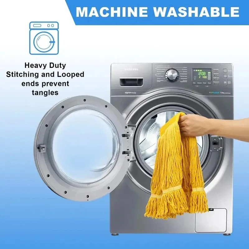 2026new 1pcs commercial mop head heavy duty commercial industrialmop, string mop head replacement string mop replacement headmop