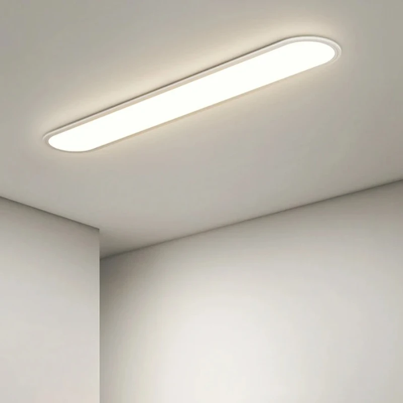 

Ultra Thin Ceiling Lamp Long Corridor Hallway Light Entrance Lamp Minimalist Dressing Room Bedroom Foyer Lighting Fixtures