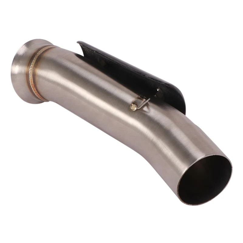 For KTM DUKE 790 890 890R 2018 - 2023 Motorcycle Exhaust Escape Moto Middle Link Pipe Carbon Fiber Cover Connection 51MM Muffler view 4