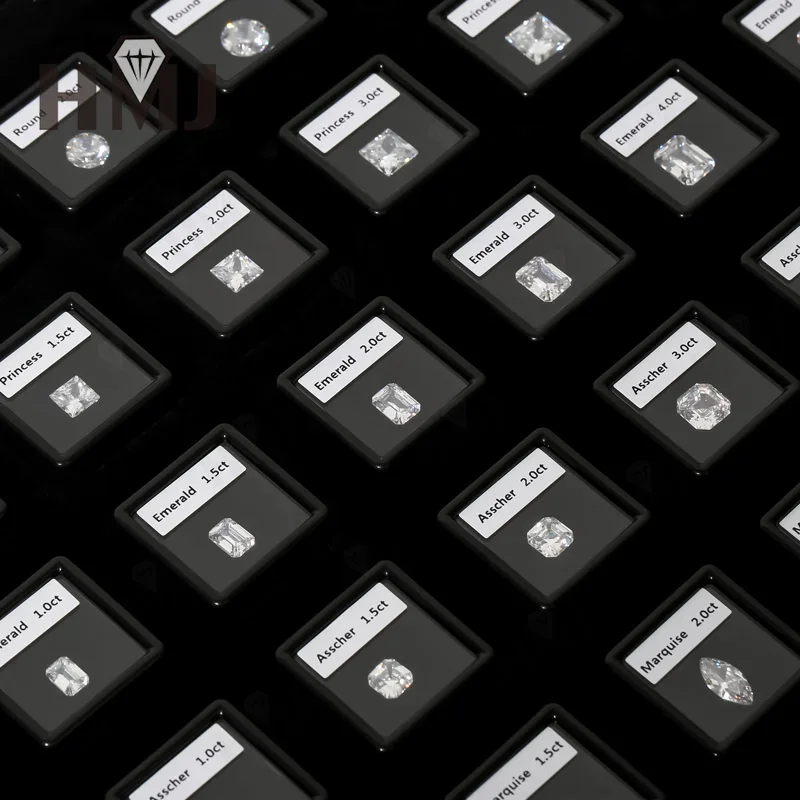 Diamant-Selektor 5A Kubikzirkonia Gewichts- und Größenanzeige Schmuckhändler-Werkzeugset Tragbare Schwarze PU-Reise-Edelsteinbox Großhandel – Detail 19