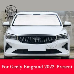 For Geely Emgrand 4th 2022 2023 2024 Reflective Car Windshield Window Sun Shade Visor Shield Cover Suction Car Sunshield Curtain