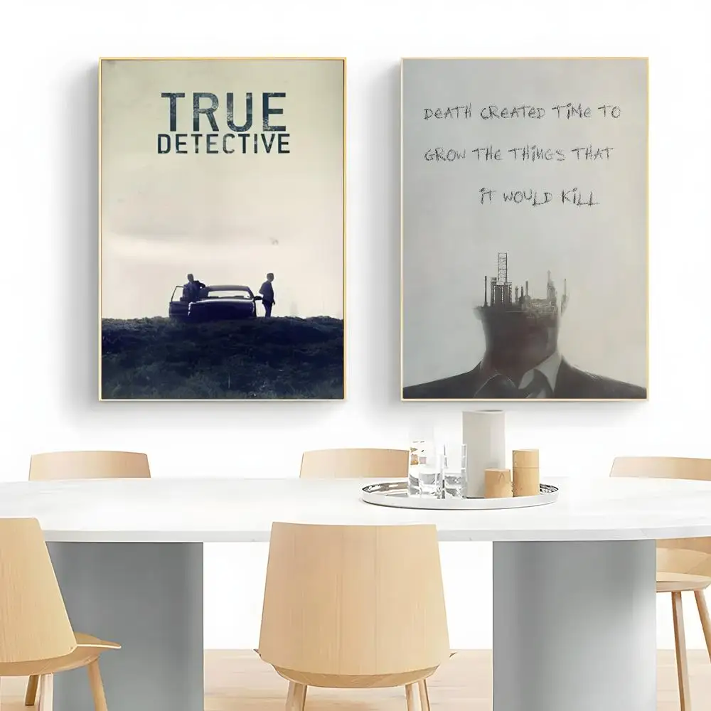 Tv Mystery T-True Detective Poster Wall Art Print Decorative Mural Home Decor Gift Unframed