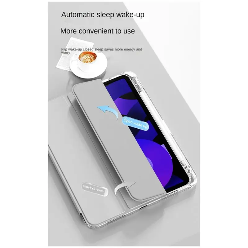 

AB30 Suitable for iPad Protective Case Iar1-5 Generation Mini4-6 Generation Por Series (7.9Inch)(Purple)