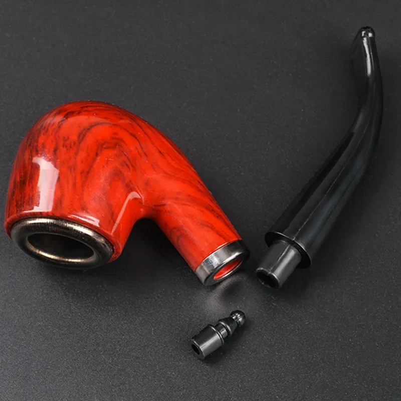 Pipe à fumer vintage durable à 2 usages, porte-cigare Laguna, pipe à fumer, accessoires pour fumeurs, cadeaux rouges, ZF808