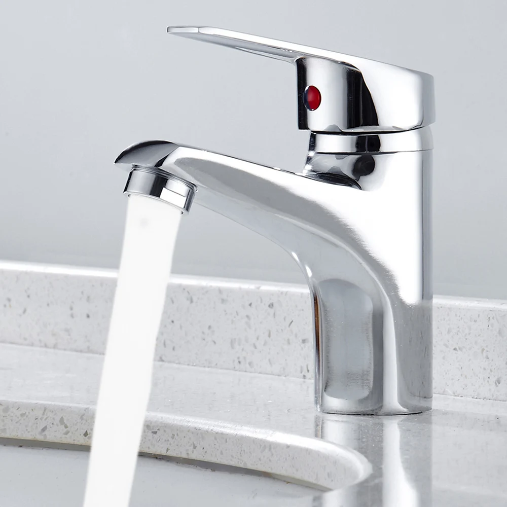 Basin Faucet Kitchen Sink Bathroom Faucet Tap Mixer Hot and Cold Water Hose Bathroom Accessory Classic Basin Faucets