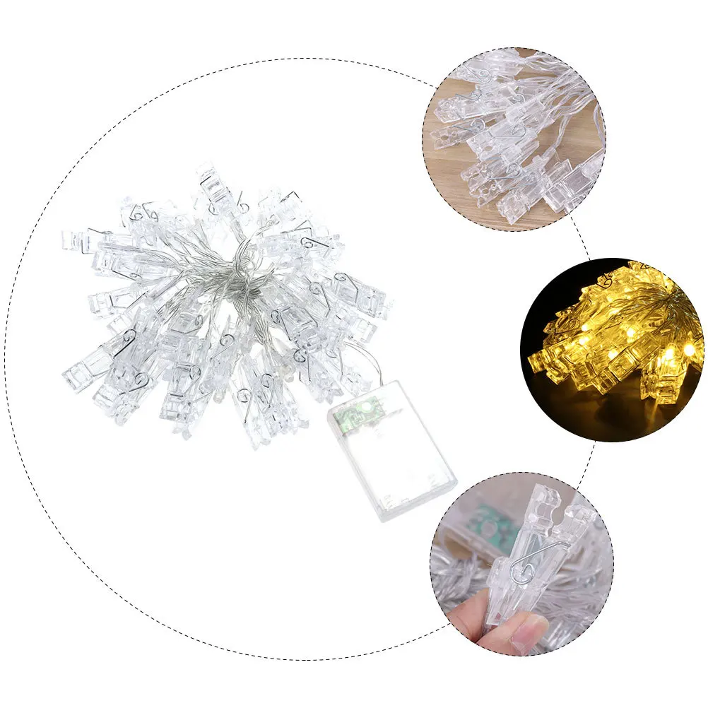 

Photo Clip String Lights 5M 50 LED Decorative Fairy Lights Bedroom Living Room Wedding Party Photo Holder Light Festival
