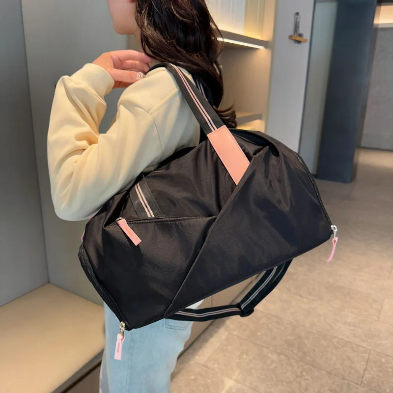 Women Gym Bag Sports Travel Dry Wet Bag Handbags Multifunction Swimming Tote Shoulder Weekend Fitness Duffle Yoga Shoes Daypack