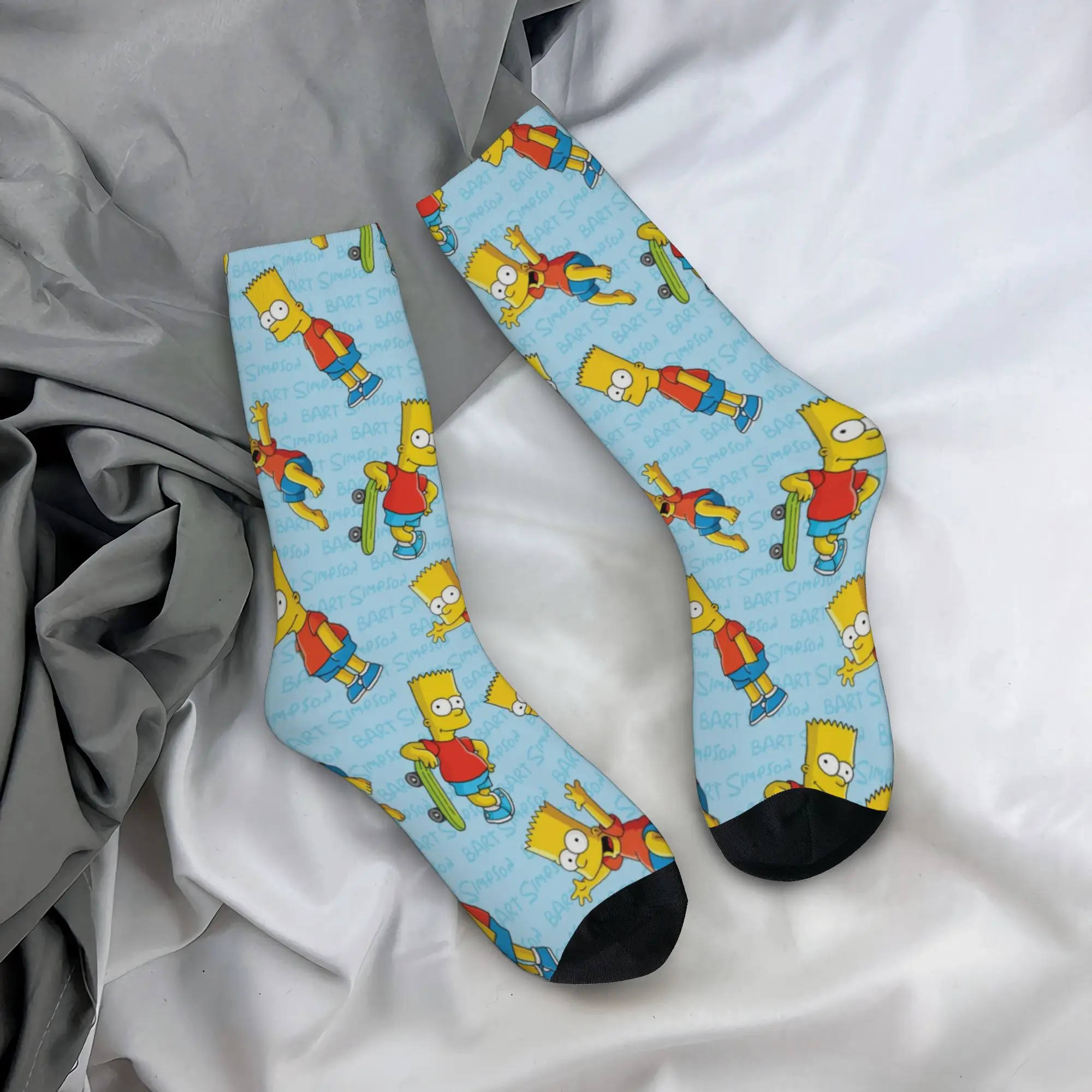 Simpsoneds Socks for Women Men Merchandise All Season  Comfortable Long Socks Non-slip