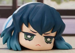 1Pcs Random Style Anime Demon Slayer Muichirou Q Version sleeping position Action Figure PVC Model doll Toy Rement Gifts boxed