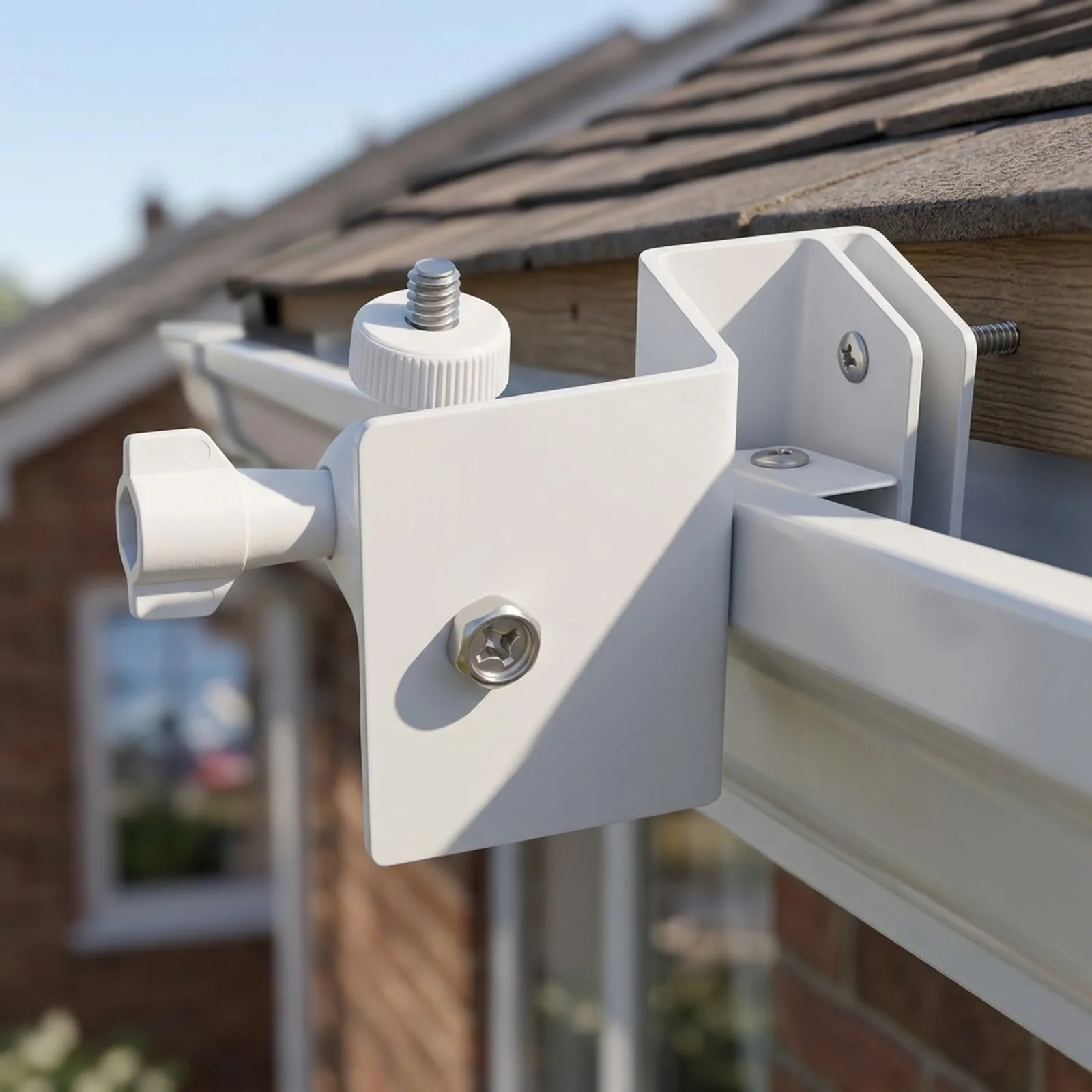 360 Degree Rotatable Aluminum Gutter Bracket with Double Screw Fixing for Starlink for For Mini Weatherproof and Stable Design