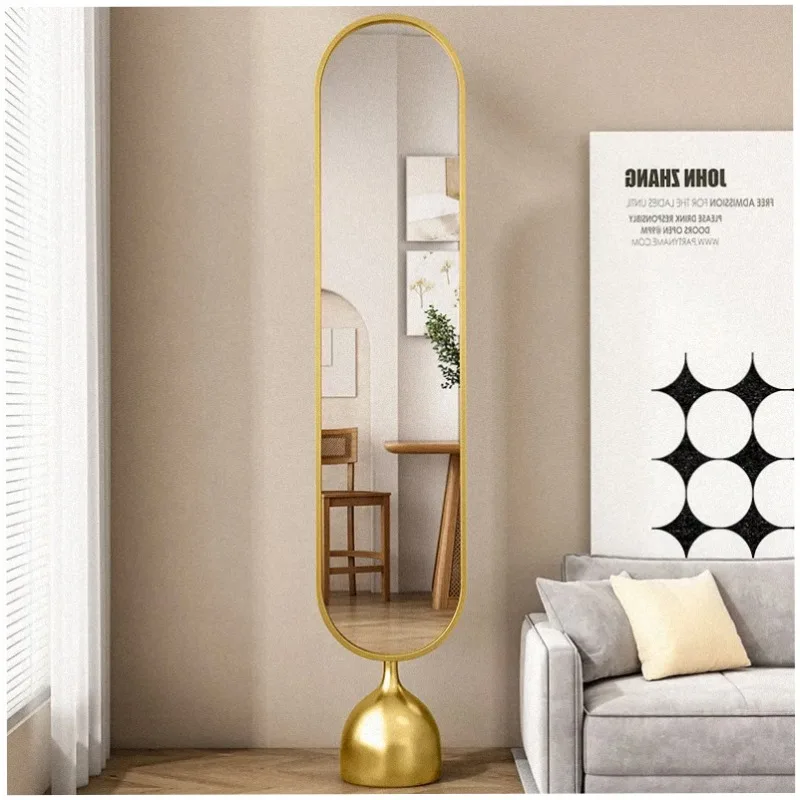 Floor Standing Mirror Decoration Aesthetic Full Body Items Modern Funky Long Mirror Makeup Luxury Espelhos Home Decorations