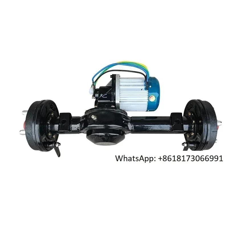 Engineering low-speed 1500w1800 brushless motor bridge electric tricycle rear axle assembly load king modification universal