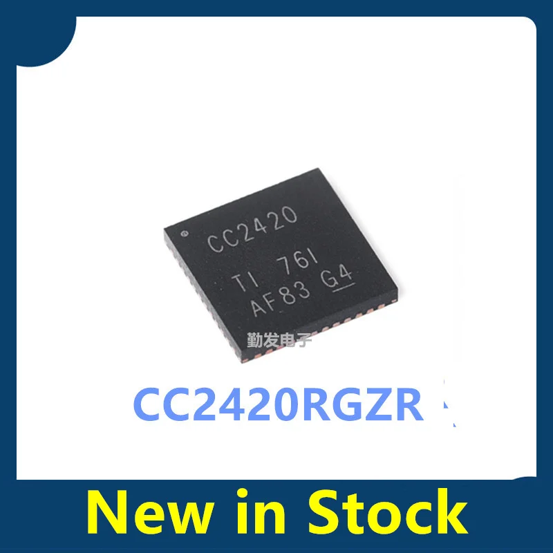 2PCS CC2420RGZR – Screen-printed CC2420 VQFN-48 wireless transceiver IC