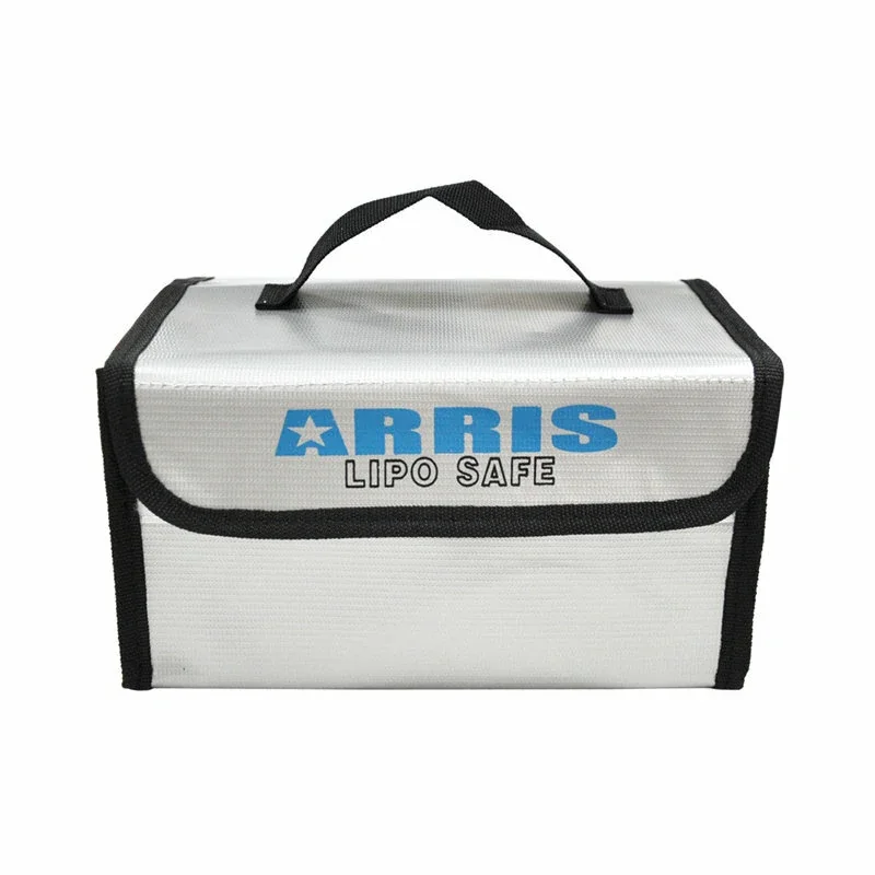 215*155*115mm Fire Retardant Portable Safety Fireproof Case Handbag Box LiPo Battery Bag for Lipo Battery Charger