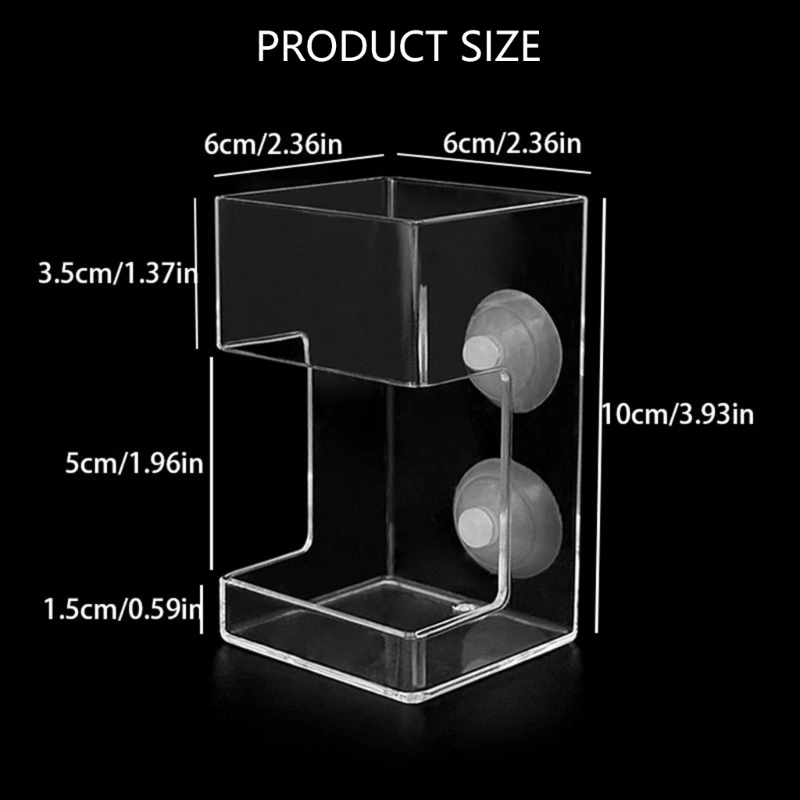 Aquarium Feeding Tray for FishTank Easy to Clean Cup Feeding Supplies for Fish&Shrimp Feeding Accessories