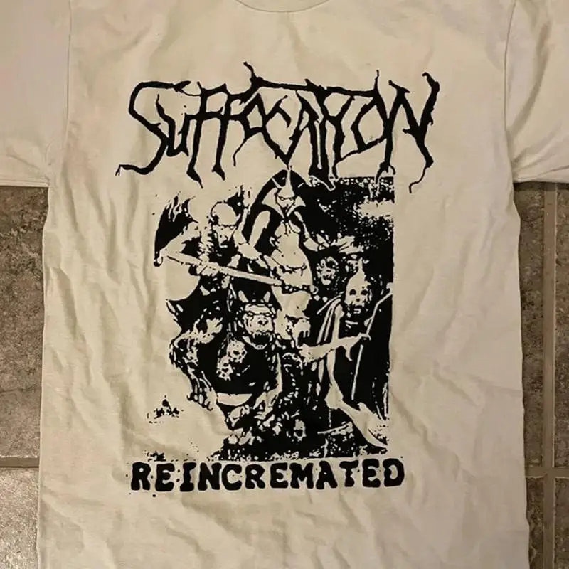 Suffocation T Shirt Reincremated Fan Cotton Ea0346