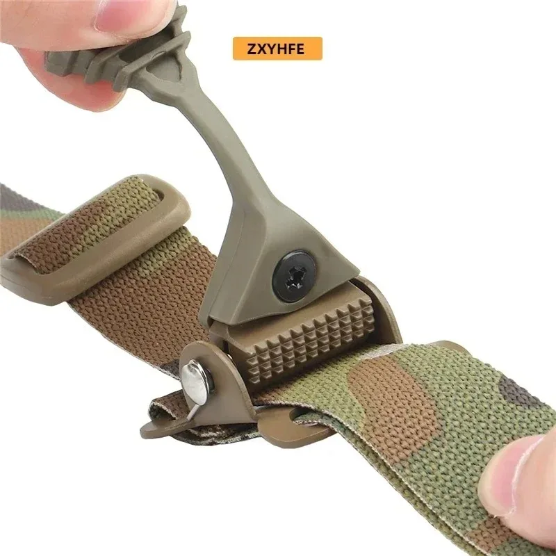 Correa táctica ajustable para rifle airsoft caza - imagen 2
