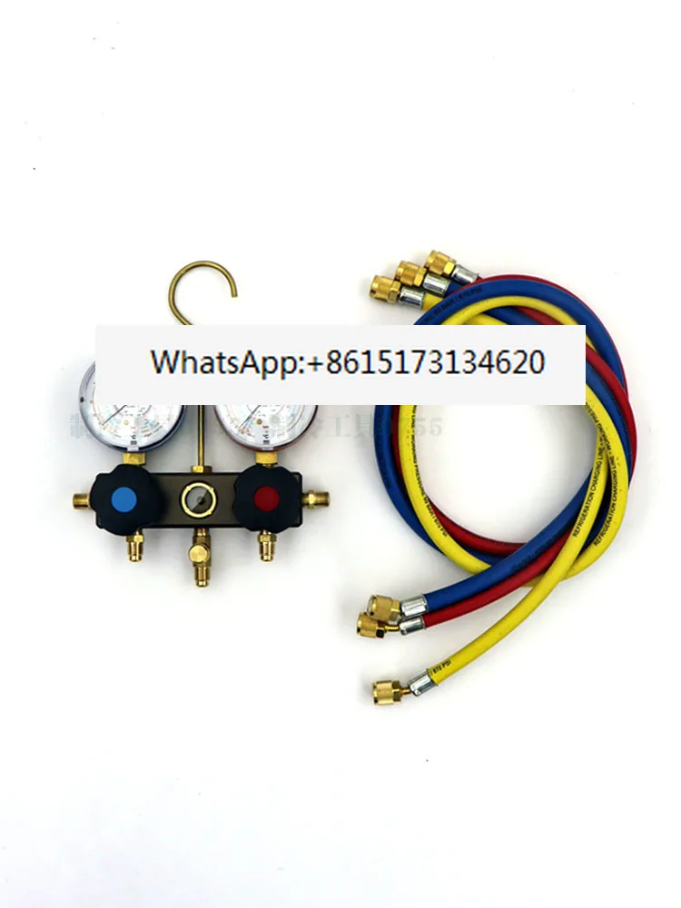 Air conditioning refrigeration BM2-8-DS-MULTI refrigerant snow high and low pressure gauge set