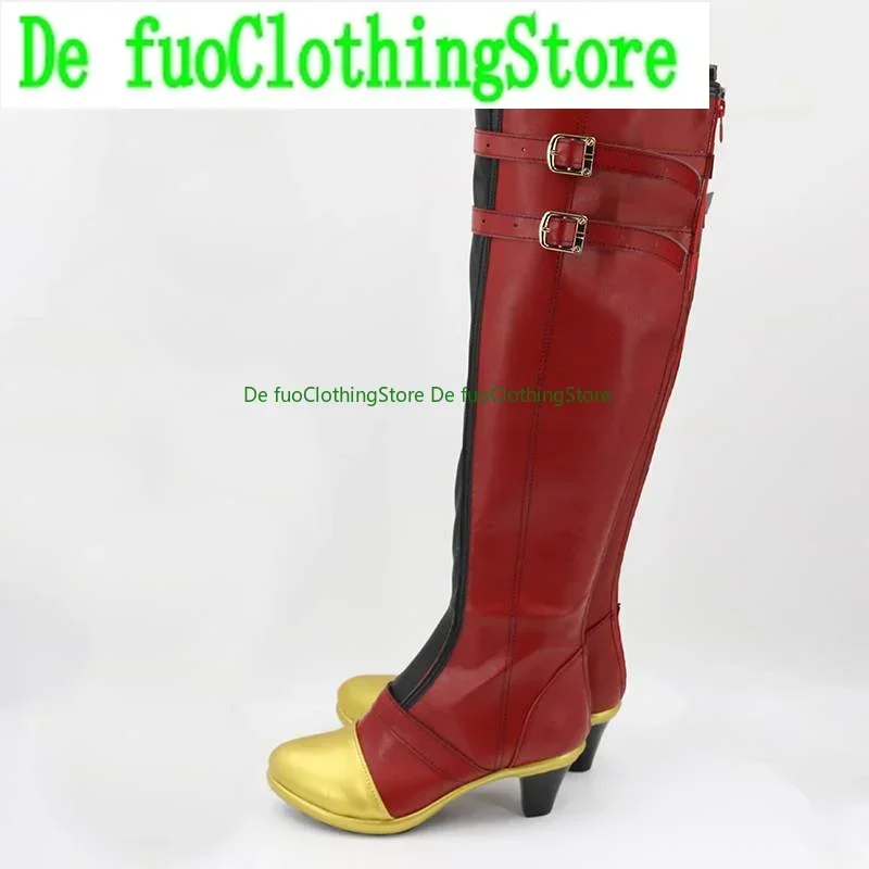 مجموعة نجوم Kagehira Mika أحذية كوسبلاي أحذية لعبة أنيمي الهالوين Defu متجر أحذية الملابس