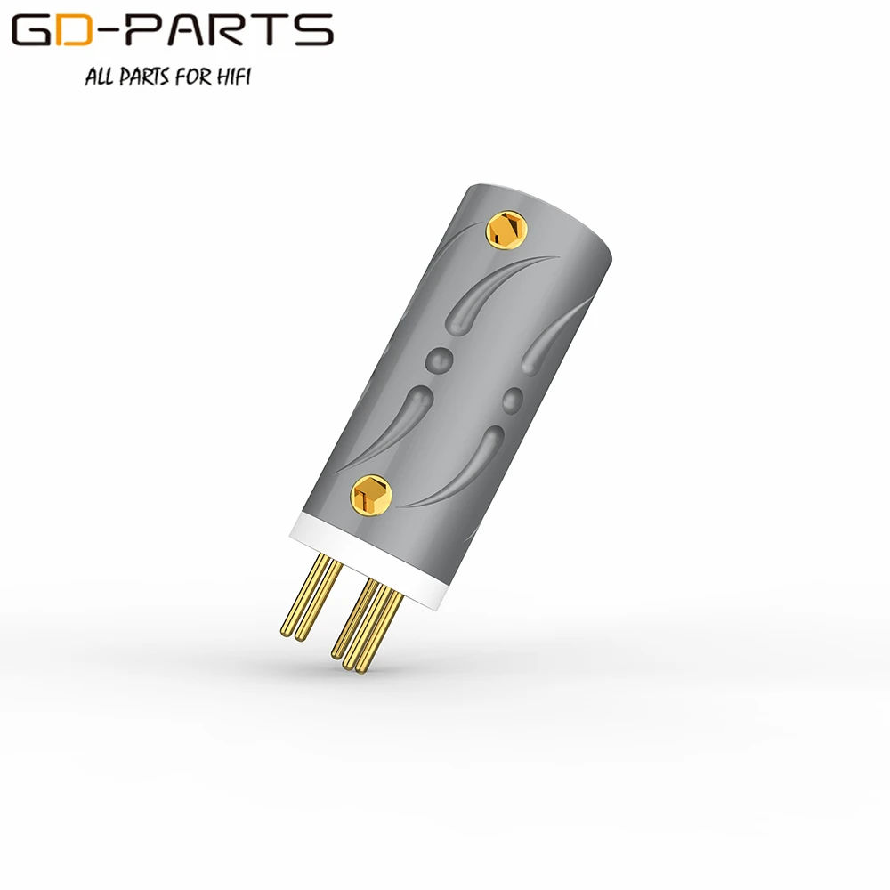 

VIBORG LP108G LP108R Gold Rhodium Plated Plug Turntable Tonearm 5 Pin Male DIN Connector FOR REGA LINN ROKSAN PROJECT GRACE