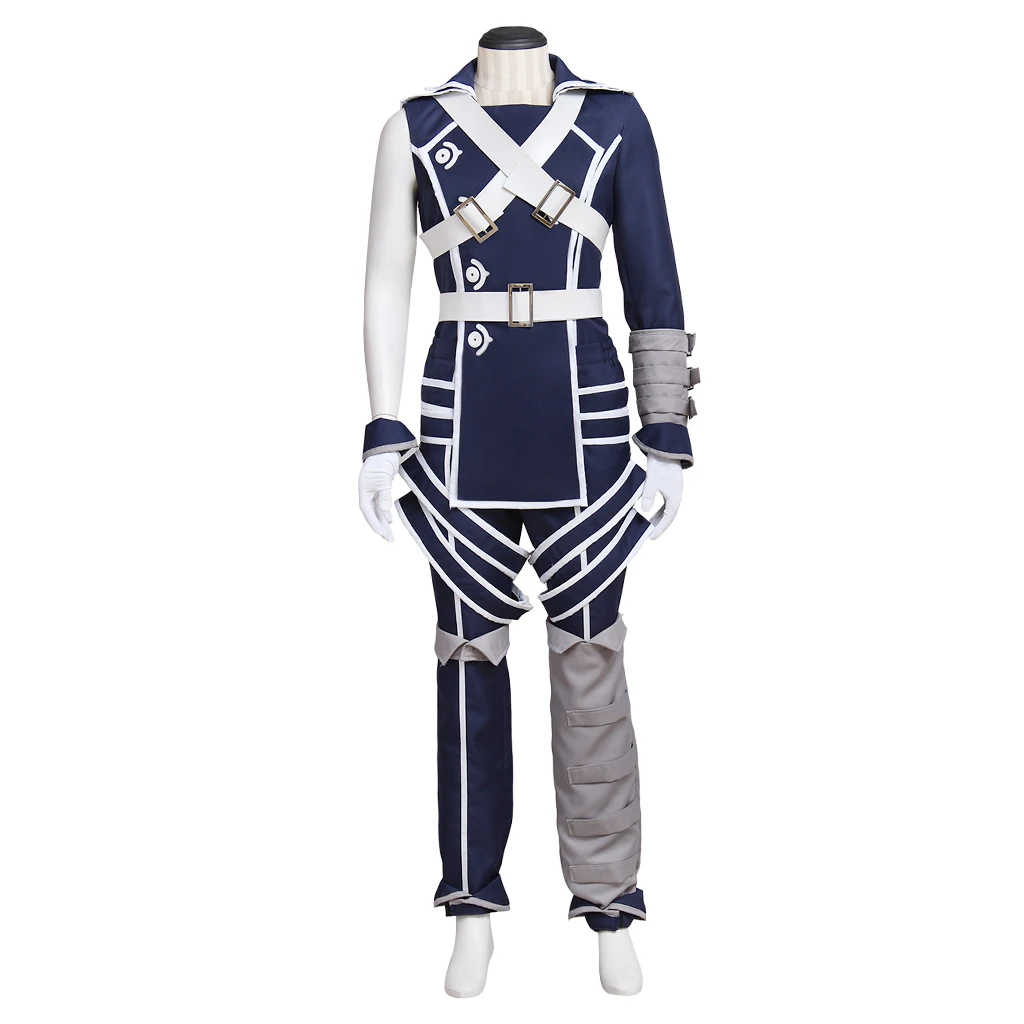 Gioco Fire Emblem Awakening Chrom Costume da principe cosplay per uomo Uniforme da combattimento con mantello Abiti da travestimento per feste di Halloween