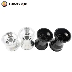 LINGQI Modified 5 Inch Go Kart Aluminium Alloy Wheel Rim Fit For Go-Kart ATV Drift Car Scooter Replacement Wheel
