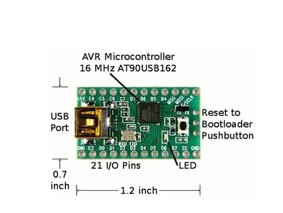 

Teensy USB Development Board AVR MKII USB ISP Download Cable At90usb162