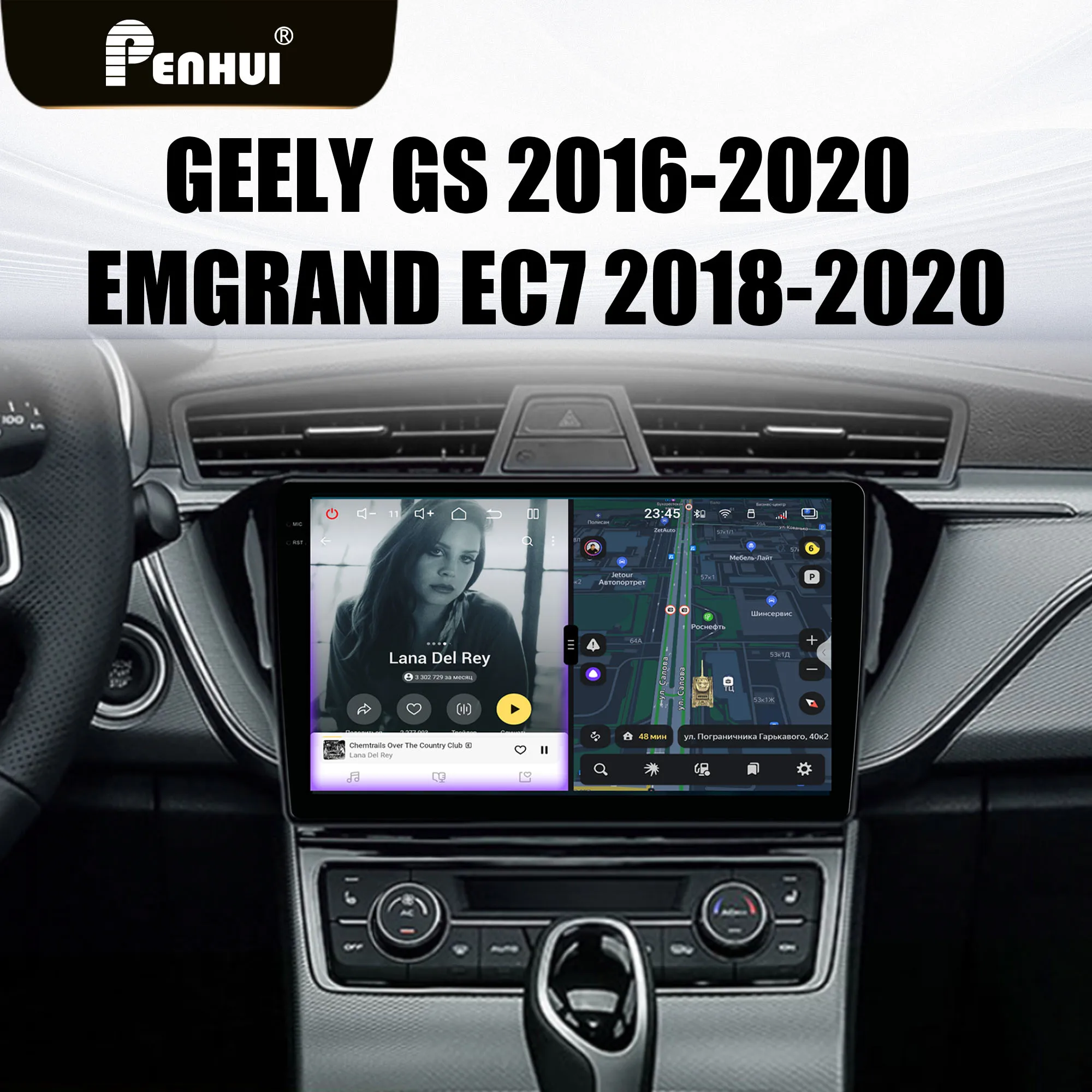 Redpower Crystal Sound 850 Pro Max Android Car Radio Player Screen for Geely GS 2016-2020 Emgrand EC7 1 2018 - 2020 CarPlay